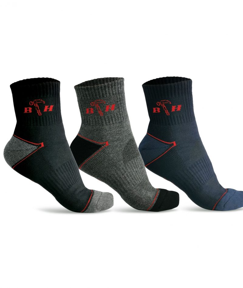 Black Hammer Men Socks (3 in 1) ST00209
