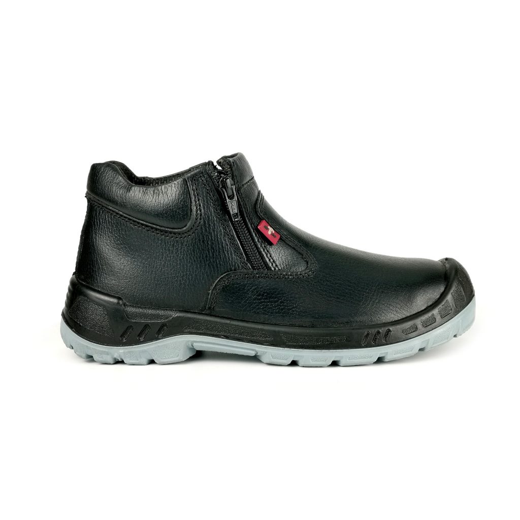 Black Hammer Mid Cut Safety Shoe BH1003SR/SIBLK Black Safe