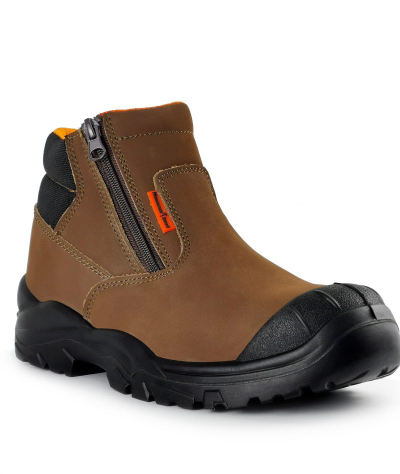 Hammerland Mid Cut Safety Shoes Brown BH2018-795
