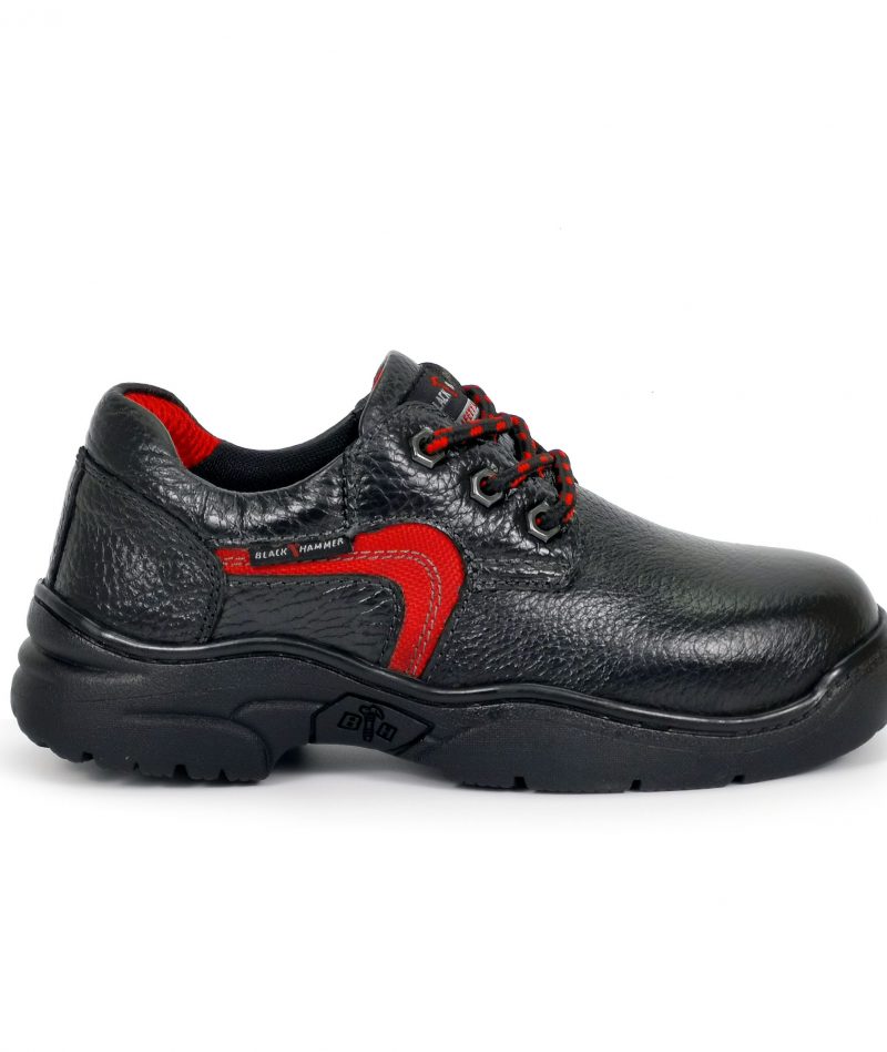Black Hammer Ladies Low Cut Lace Up Safety Shoes BH3881