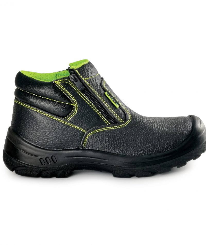Toetect Men Mid Cut with Double Zip Safety Shoes TOE-SR1003