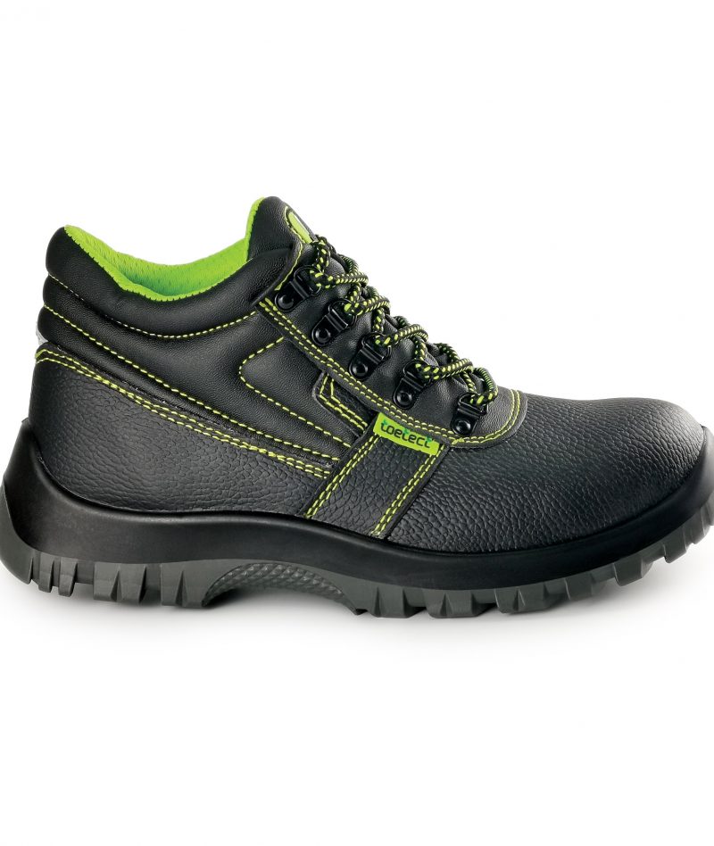 Toetect Men Mid Cut with Shoelace Safety Shoes TOE-SR1004